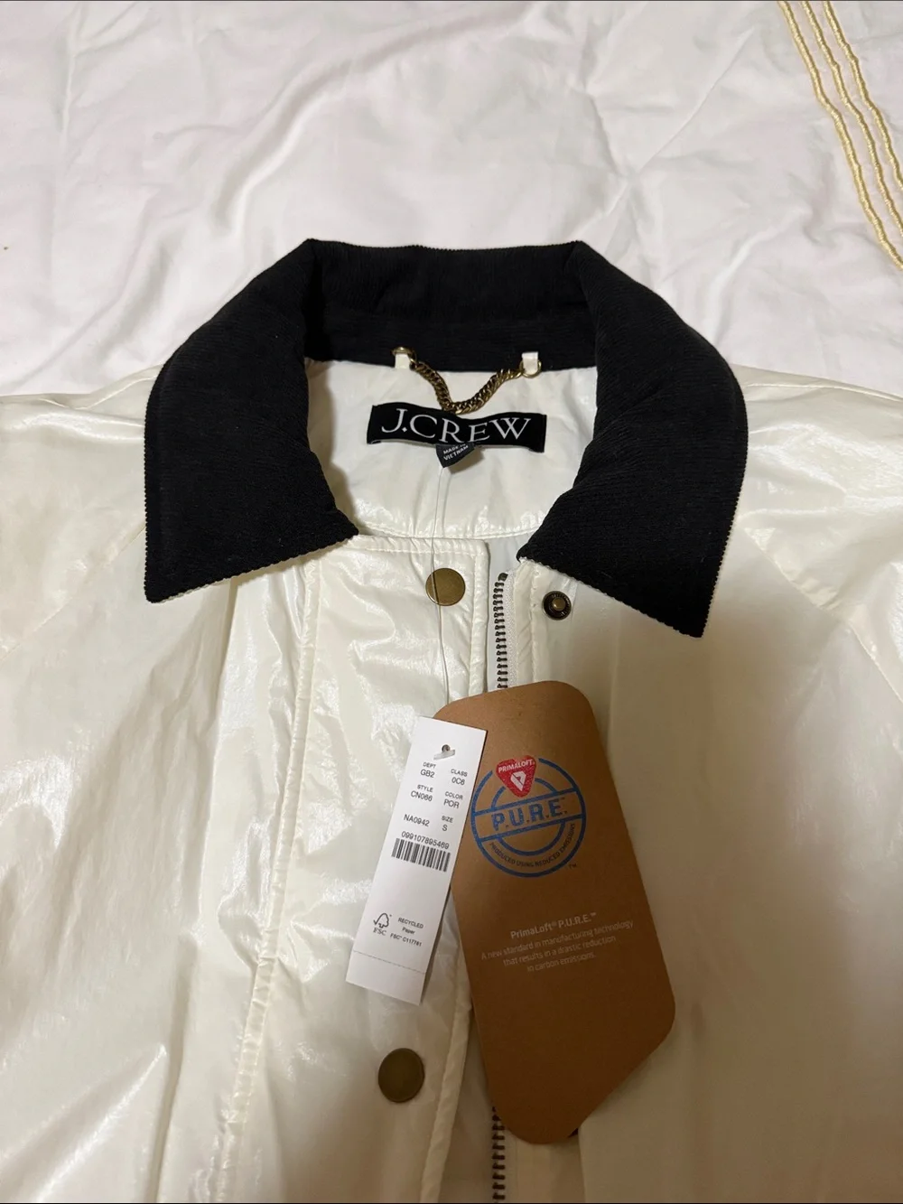 J. Crew roomy puffer